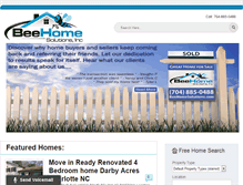 Tablet Screenshot of beehomesolutions.com